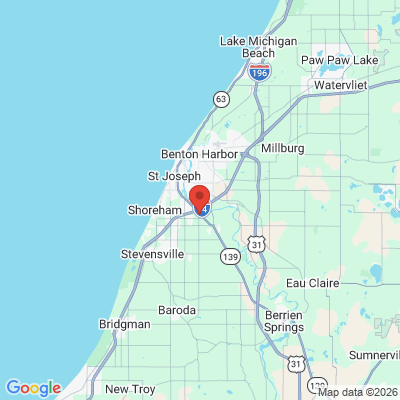 Map to  office in Saint Joseph, MI