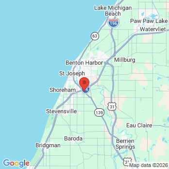 Map to St. Joseph Dentistry office in St Joseph, MI
