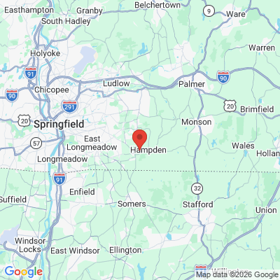 Map to  office in Hampden, MA