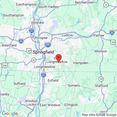 Map to  office in East Longmeadow, MA