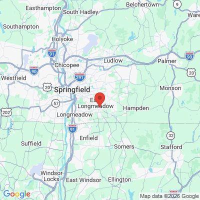 Map to  office in East Longmeadow, MA