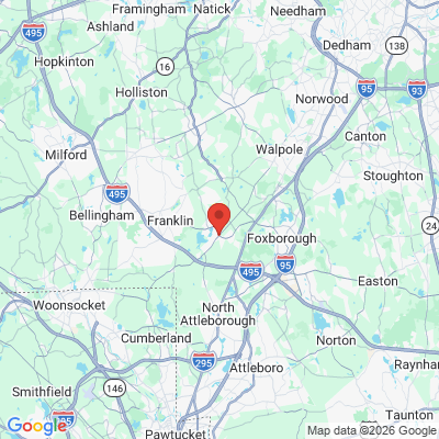 Map to  office in Wrentham, MA