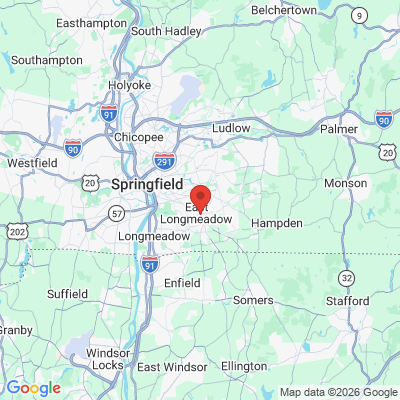 Map to  office in East Longmeadow, MA
