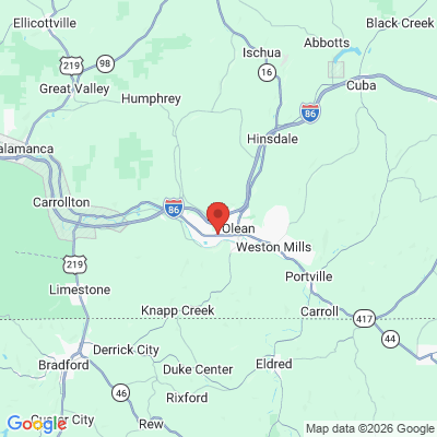 Map to  office in Olean, NY