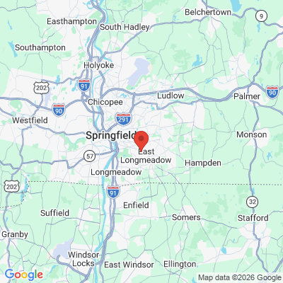 Map to  office in East Longmeadow, MA