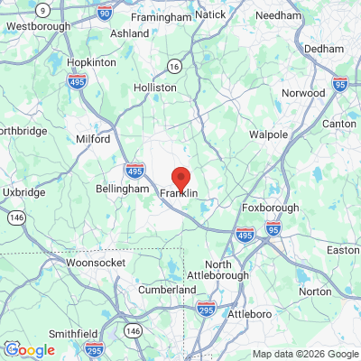 Map to  office in Franklin, MA