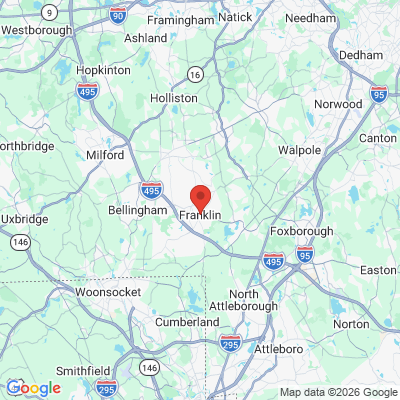 Map to  office in Franklin, MA