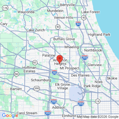 Map to  office in Arlington Heights, IL