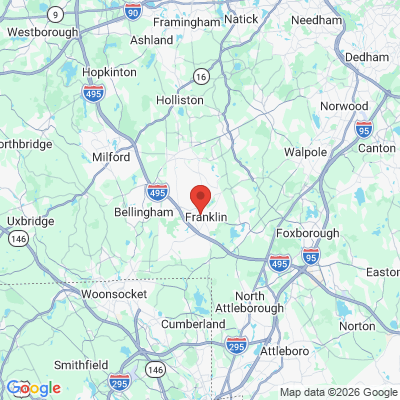 Map to  office in Franklin, MA