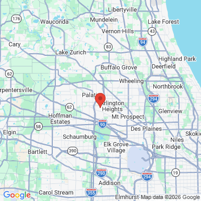 Map to  office in Rolling Meadows, IL