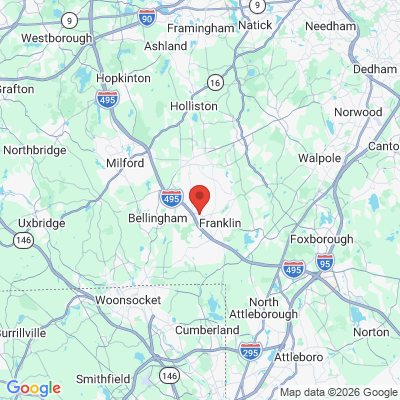 Map to  office in Franklin, MA