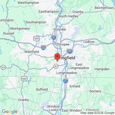 Map to  office in Agawam, MA