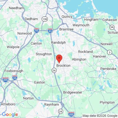 Map to  office in Brockton, MA