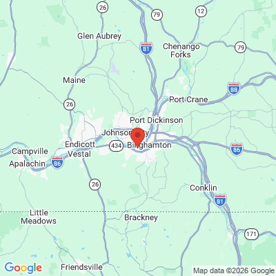 Map to  office in Binghamton, NY
