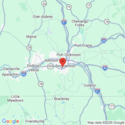 Map to  office in Binghamton, NY