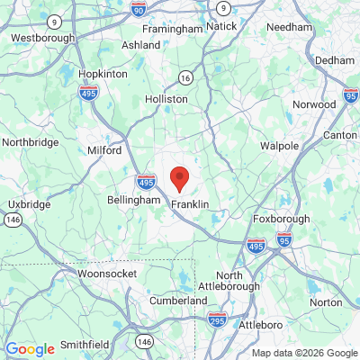 Map to  office in Franklin, MA