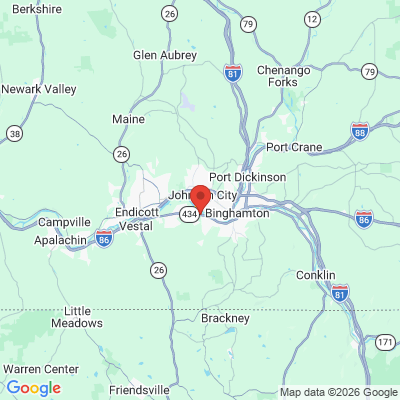 Map to  office in Vestal, NY