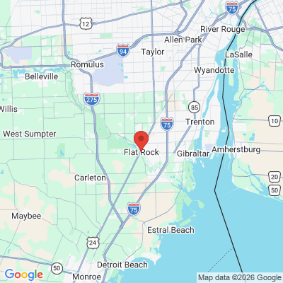 Map to  office in Flat Rock, MI