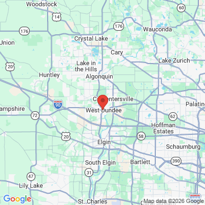 Map to  office in West Dundee, IL