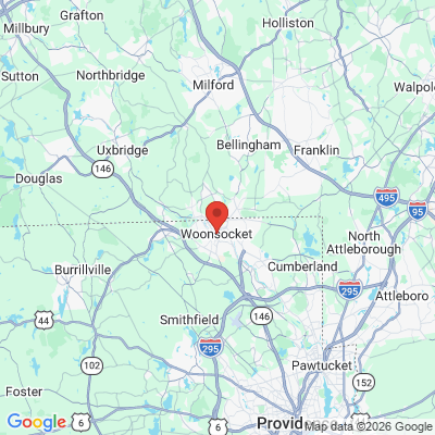 Map to  office in Woonsocket, RI