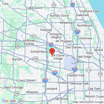 Map to  office in Elk Grove Village, IL