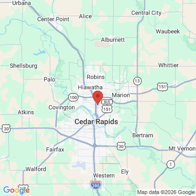 Map to  office in Cedar Rapids, IA