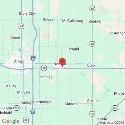 Map to  office in Nevada, IA