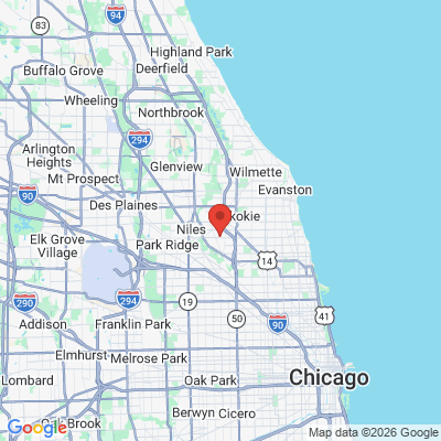 Map to  office in Skokie, IL