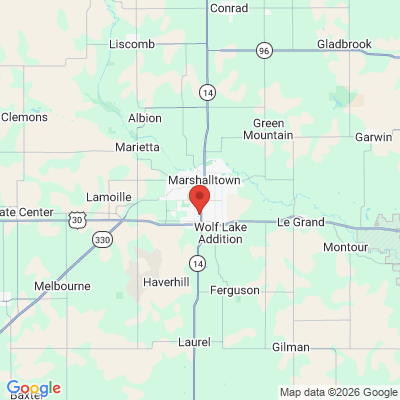 Map to  office in Marshalltown, IA