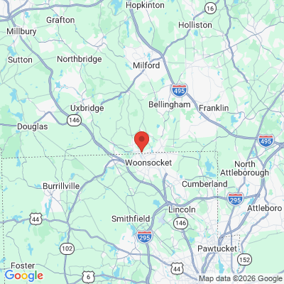 Map to  office in Blackstone, MA