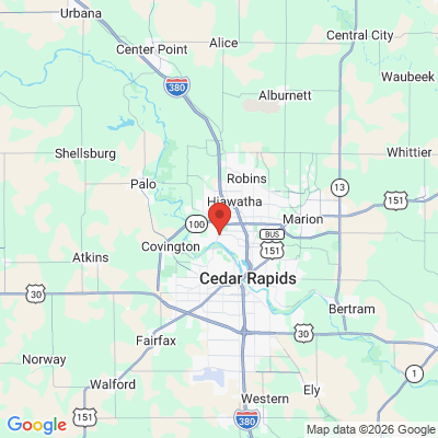 Map to  office in Cedar Rapids, IA