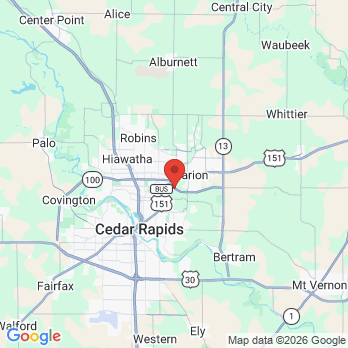 Map to Indian Creek Dental: James Walker, DDS office in Marion, IA