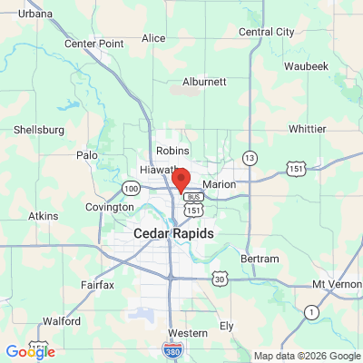 Map to  office in Cedar Rapids, IA