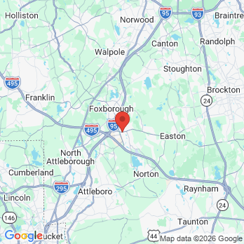 Map to Daniel M Slavsky LLC office in Mansfield, MA