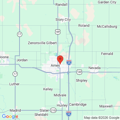 Map to  office in Ames, IA