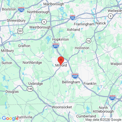 Map to  office in Milford, MA