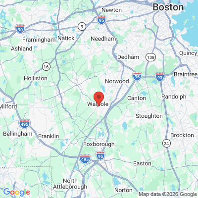 Map to  office in Walpole, MA