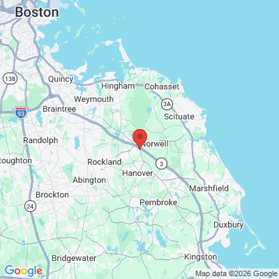 Map to  office in Hanover, MA