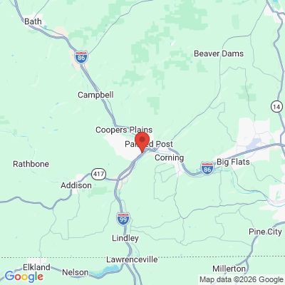 Map to  office in Painted Post, NY