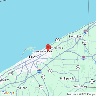 Map to  office in Erie, PA