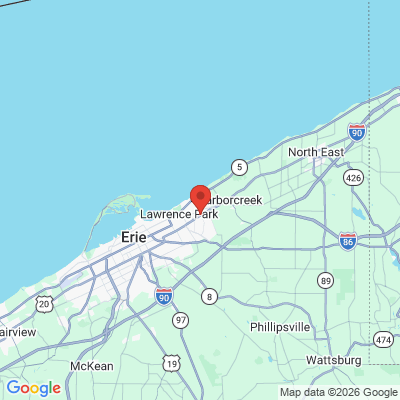 Map to  office in Erie, PA