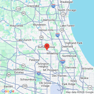 Map to  office in Buffalo Grove, IL