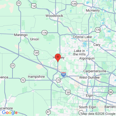 Map to  office in Huntley, IL