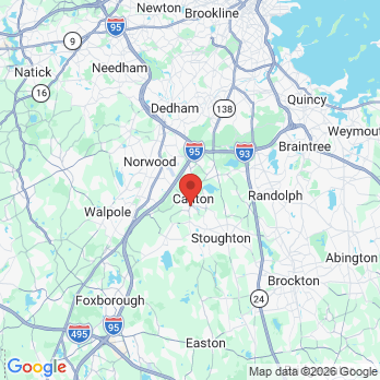 Map to Allure Dentistry & Aesthetics office in Canton, MA