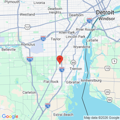 Map to  office in Woodhaven, MI