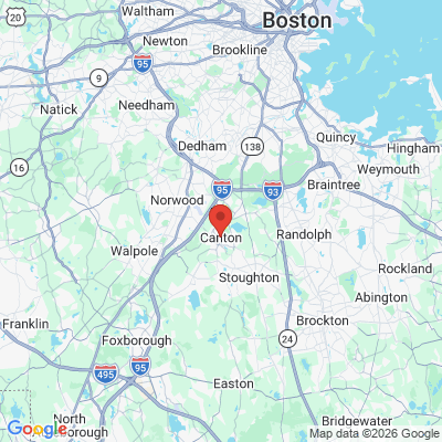 Map to  office in Canton, MA