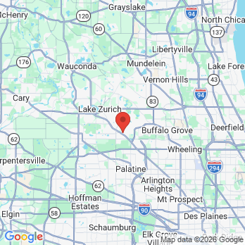 Map to Studio Smiles office in Kildeer, IL
