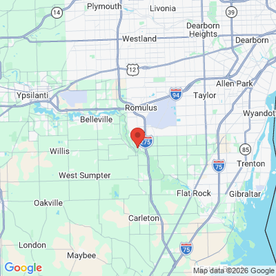 Map to  office in New Boston, MI