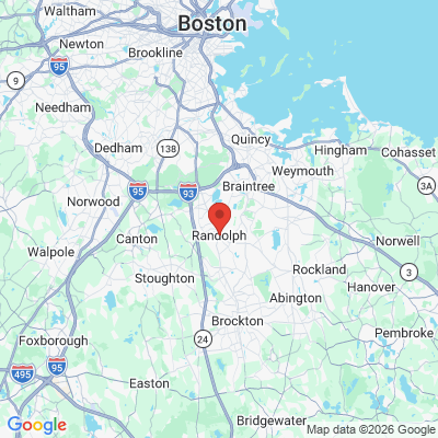 Map to  office in Randolph, MA