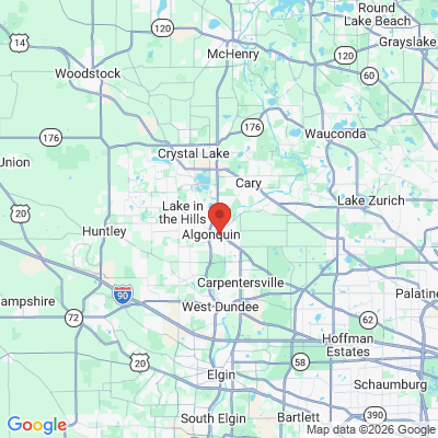 Map to  office in Algonquin, IL